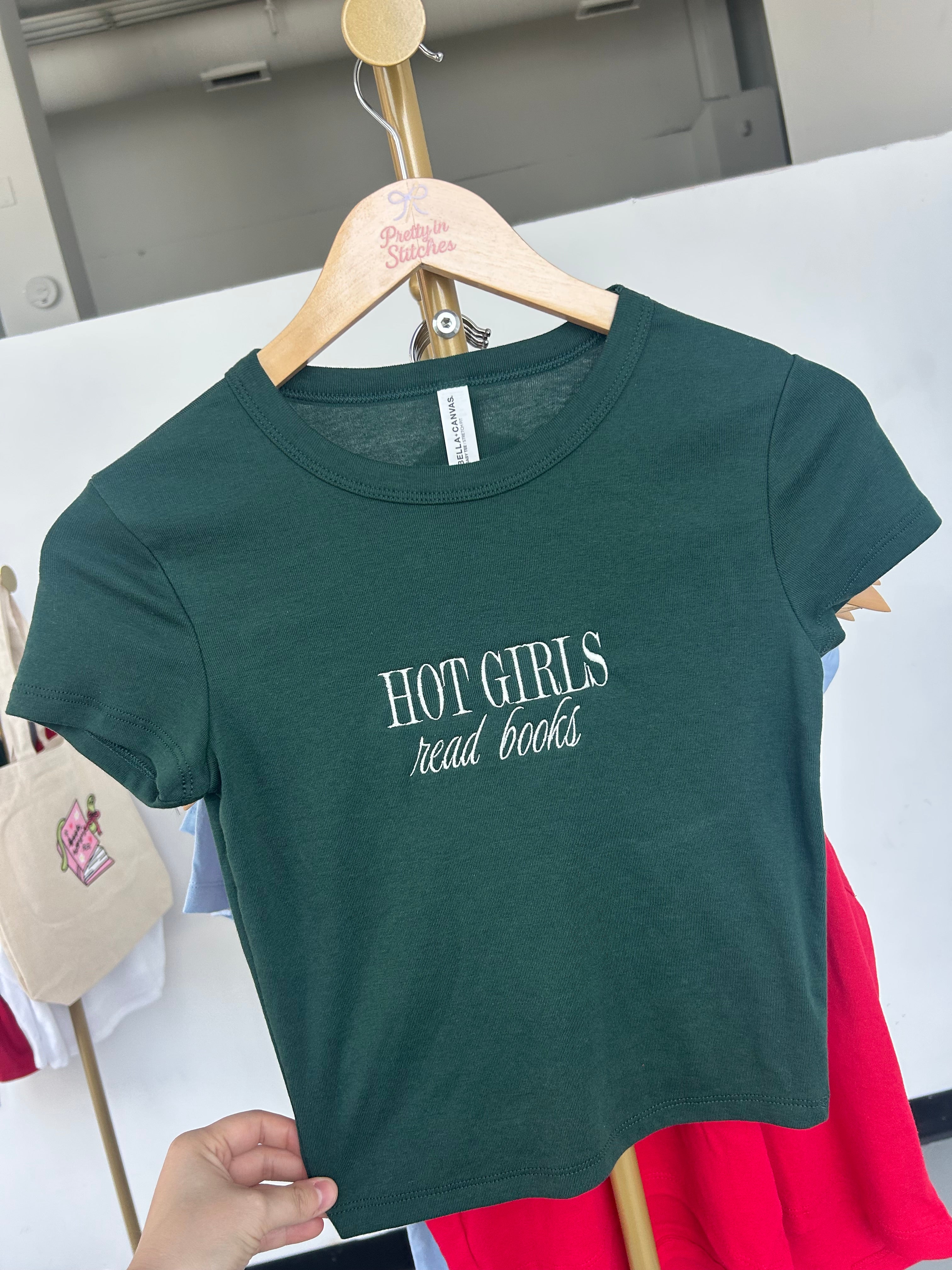 Hot Girls Read Baby Tee
