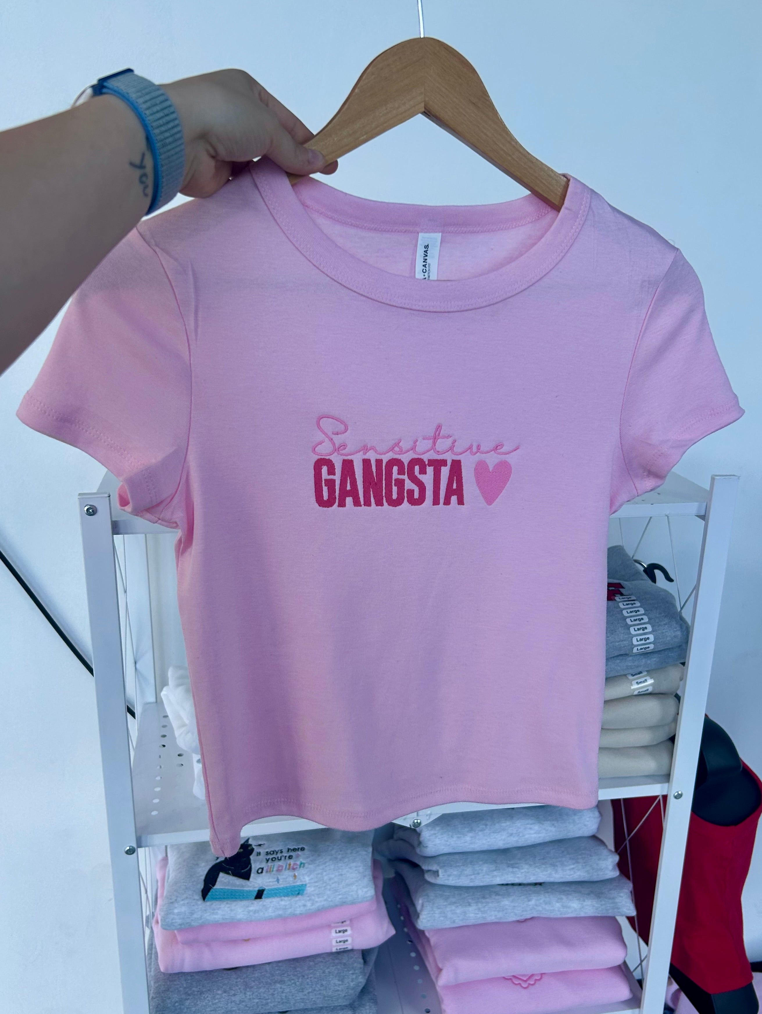 Sensitive Gangsta Baby Tee