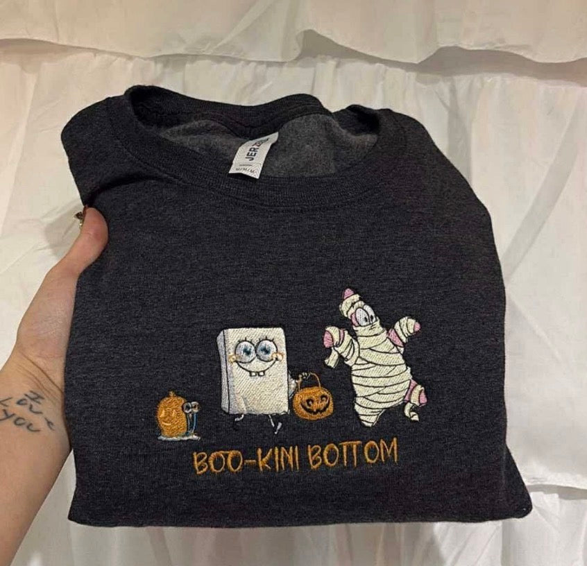 Ghost and mummy crewneck