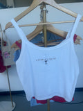 Bride In A Tini Bit Tank