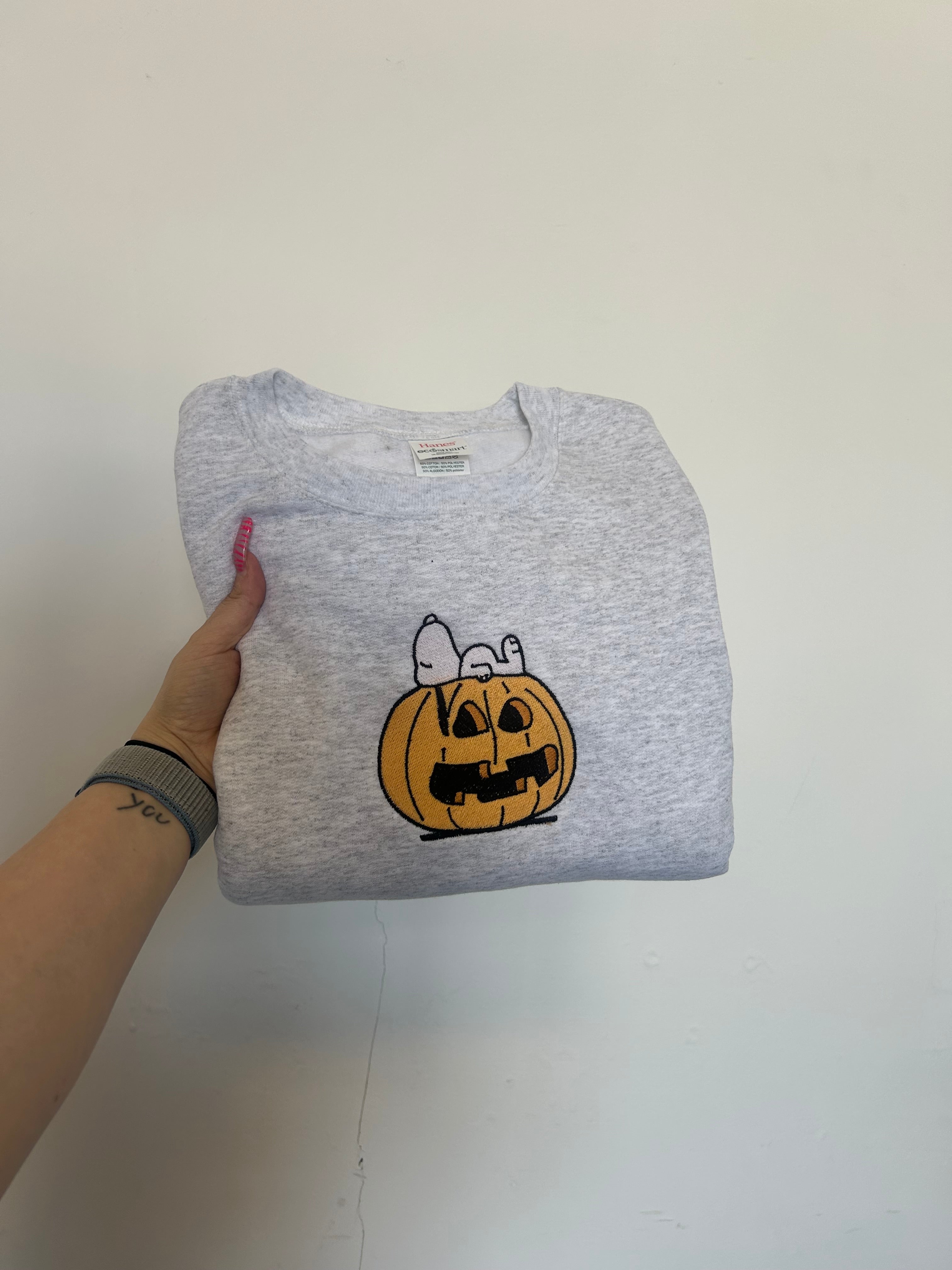 Snoopy pumpkin crewneck